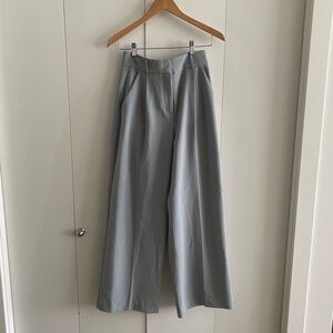 Oak and Fort light blue/grey trousers wide leg